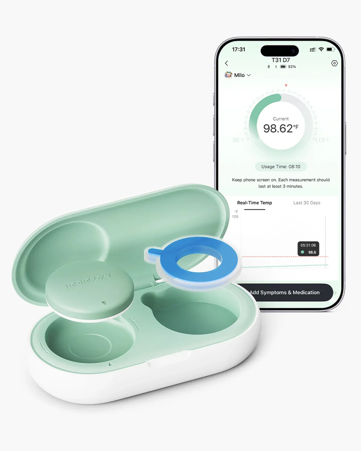 Momcozy Smart Baby Thermometer.