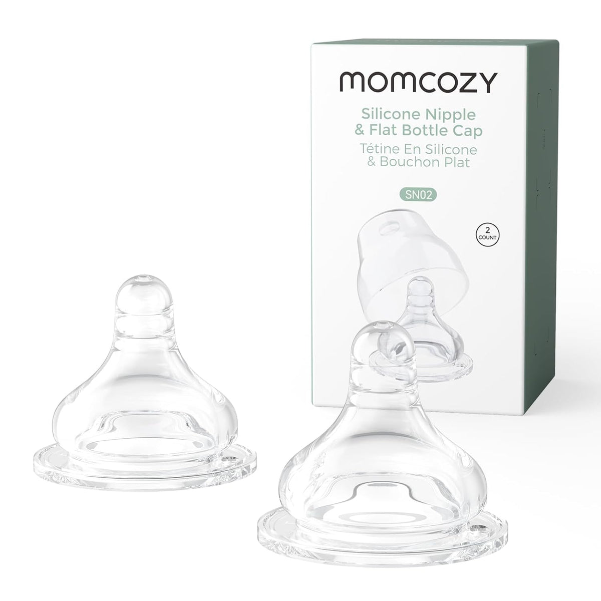 Momcozy Soft Baby Premium Natural Flow - Pack of 2