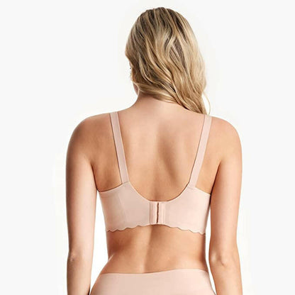 Momcozy Seamless Support Floral Nursing Bra.