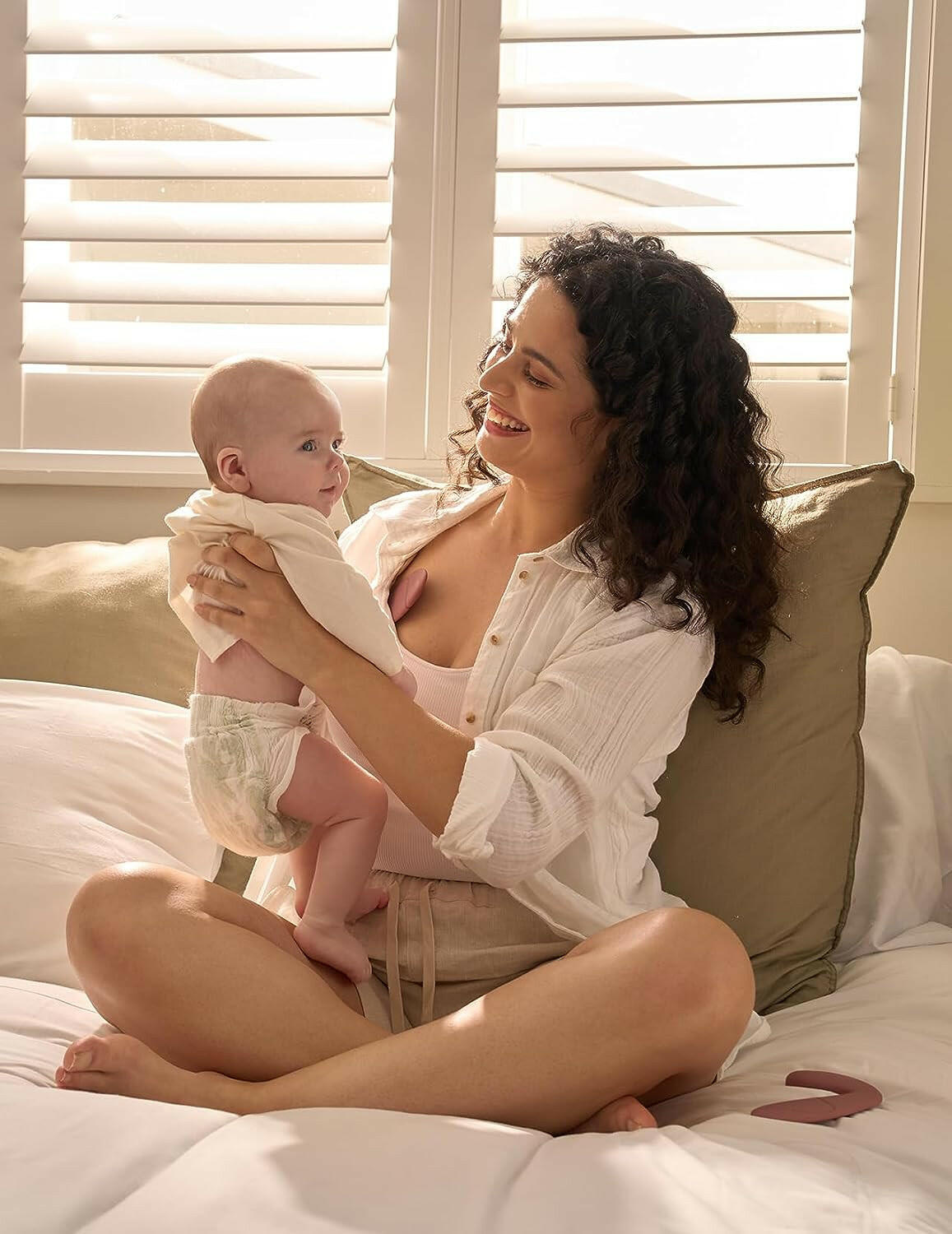 Momcozy Hands-Free Lactation Massage Pads, 2 Pack.
