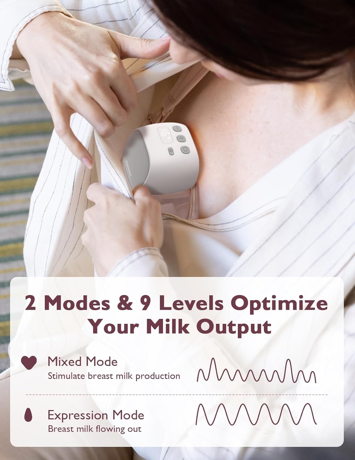 Momcozy S9 Pro Wearable Breast Pump Upgraded.
