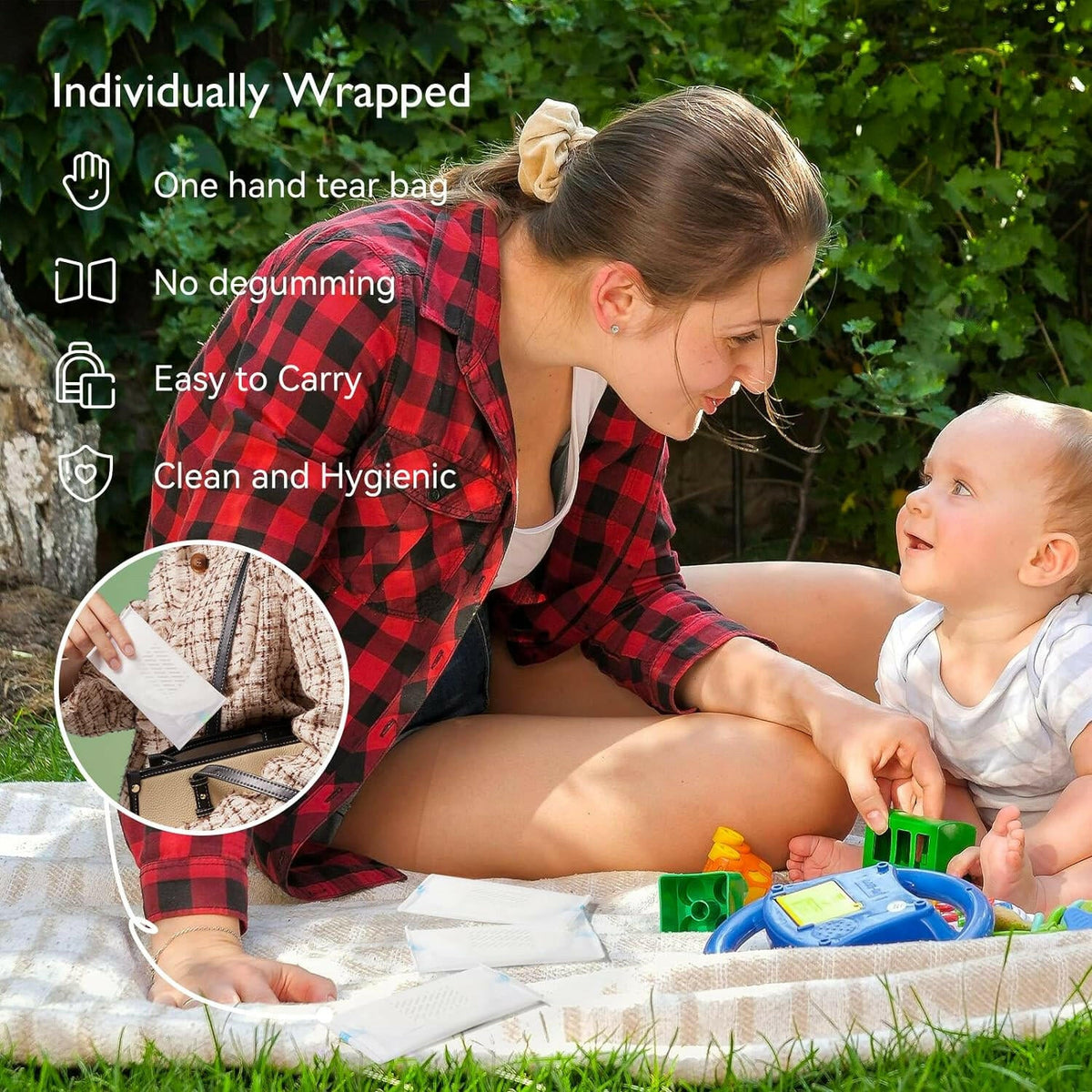 Momcozy Bamboo Fiber Disposable Nursing Pads.