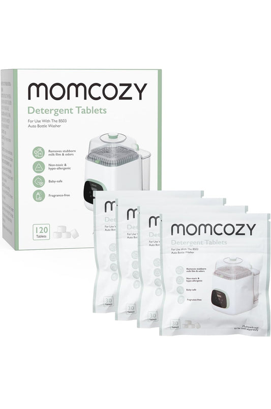 Momcozy Washing Block for Momcozy KleanPal Pro Baby Bottle Washer (120 Tablets)