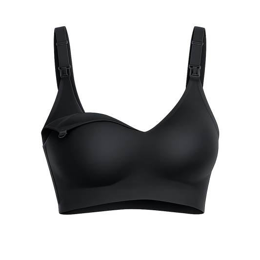 Momcozy Seamless Nursing Bra, Seamless Ultra Comfort - Black