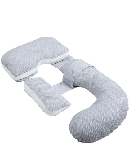 Momcozy G-Shaped Pregnancy Pillow (Grey)