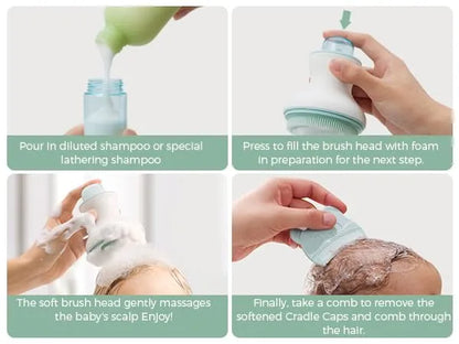 Momcozy﻿ Innovative Baby Cradle Cap Brush