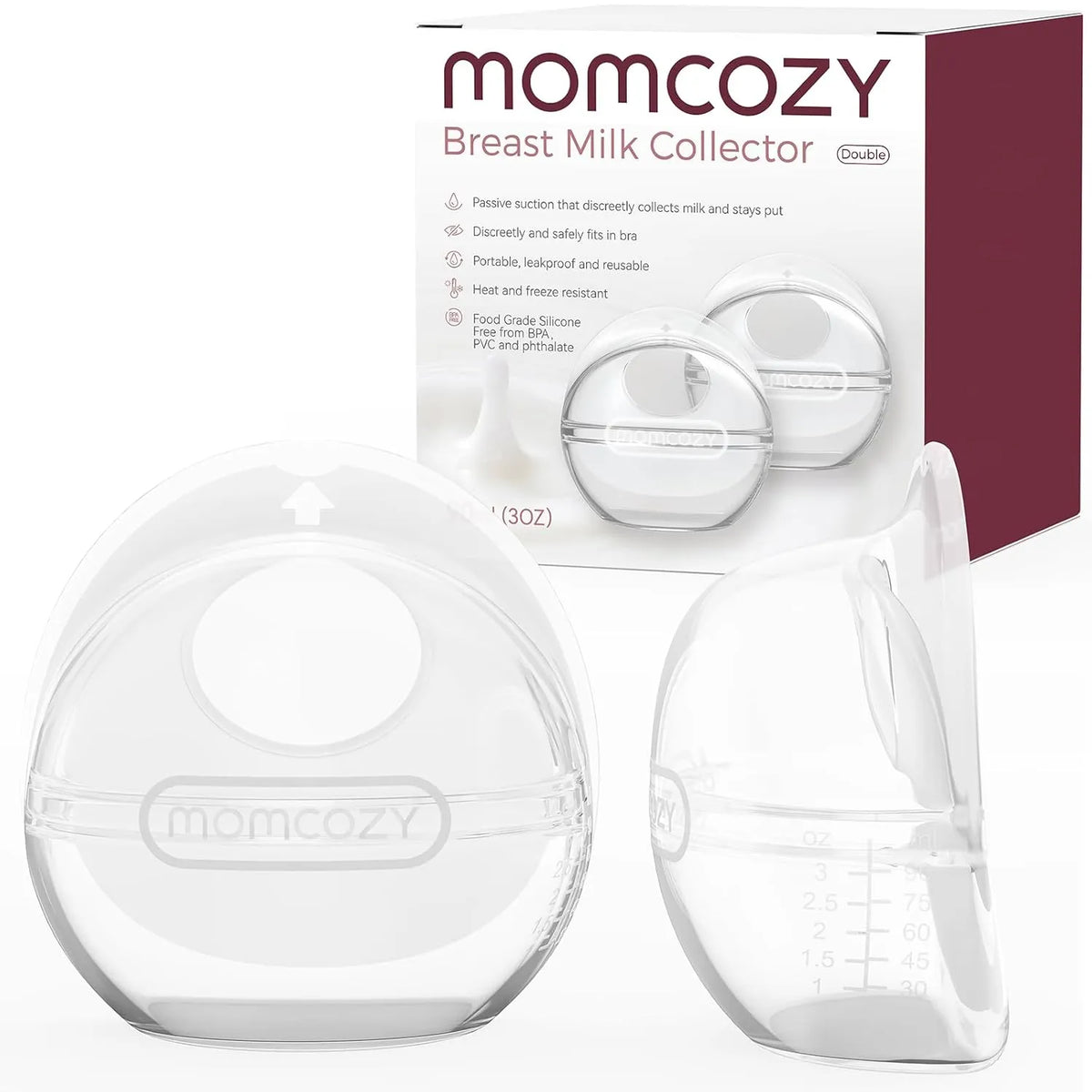Momcozy Reusable Milk Collector for Breastmillk (90ml)