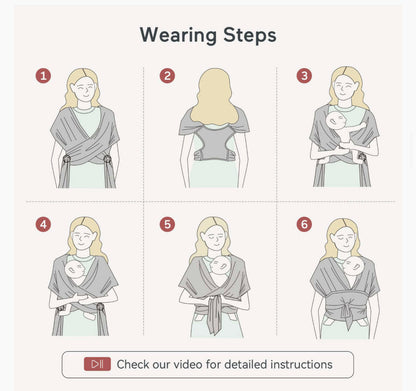 Momcozy Baby Wrap Carrier.
