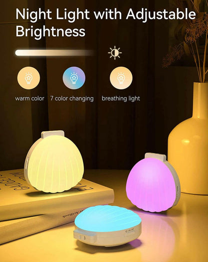 Momcozy Portable Sound Machine, Little Shell with Crying Detection.