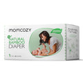 Momcozy Baby Diapers, Natural Bamboo Diapers for Sensitive Skin with Leak-Proof 3D Legcuffs.